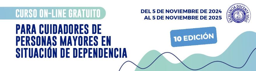 Portada curso para cuidadores de personas mayores en situación de dependencia