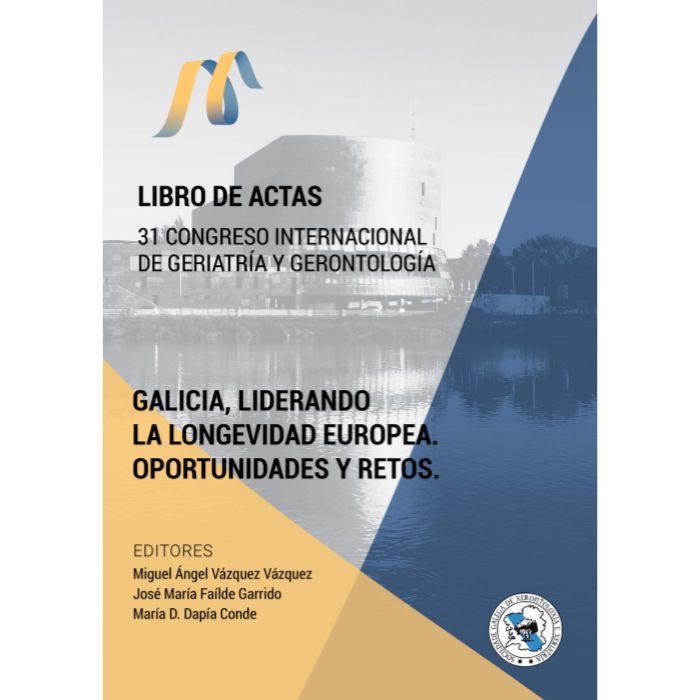 Portada do libro de actas do XXXI Congreso Internacional de Xeriatría e Xeronoloxía celebrado en 2019.