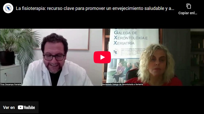 Ver video La fisioterapia: recurso clave para promover un envejecimiento saludable y activo en YouTube